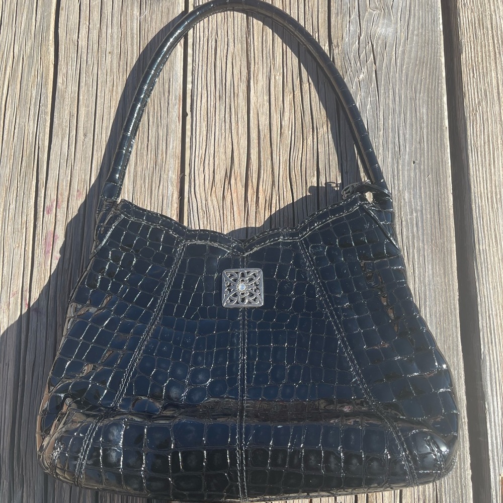 Brighton Collection Black Faux Leather Purse